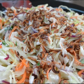 Salade de chou et poulet / Chicken and cabbage salad